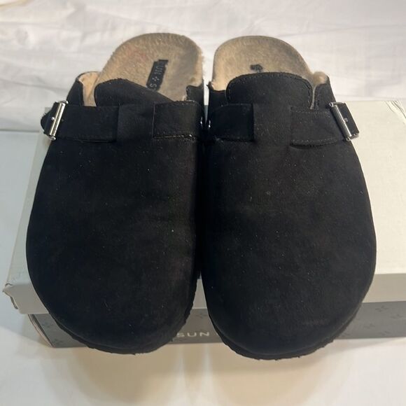 Sun + Stone PerLAA Mule Black- women 11 - Picture 3 of 8